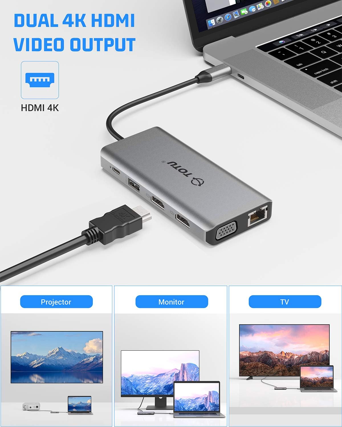 13 in 1 USB C Docking Station with 4K HDMI Z10152