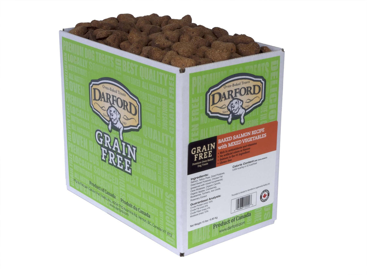 Grain Free Baked Salmon Dog Treats 15 lbs O95715