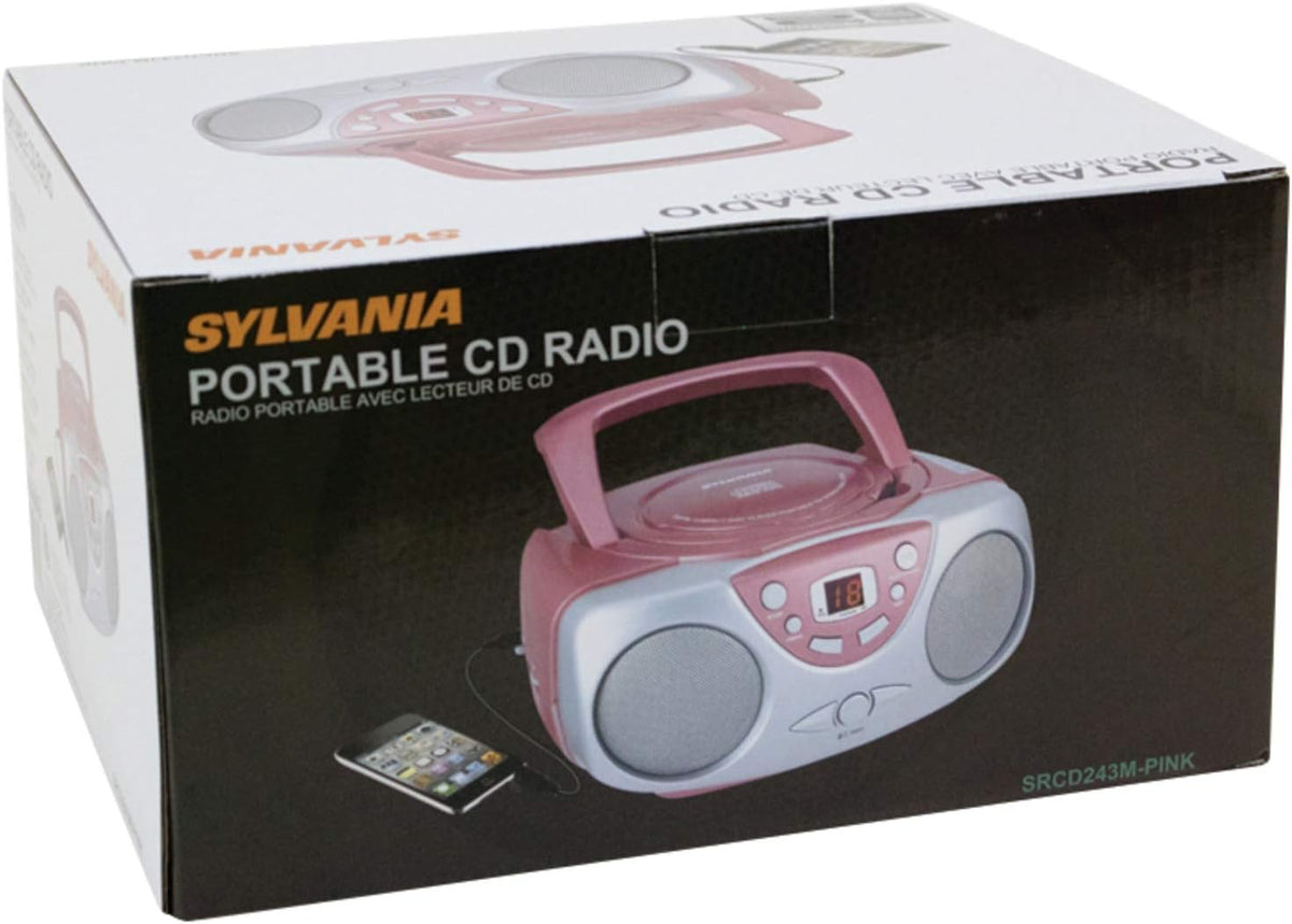 Portable CD Player with AM/FM Radio V645