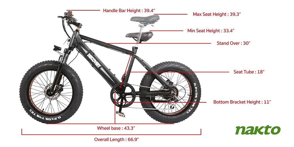 White 20in Fat Tire Electric Bicycle V8423