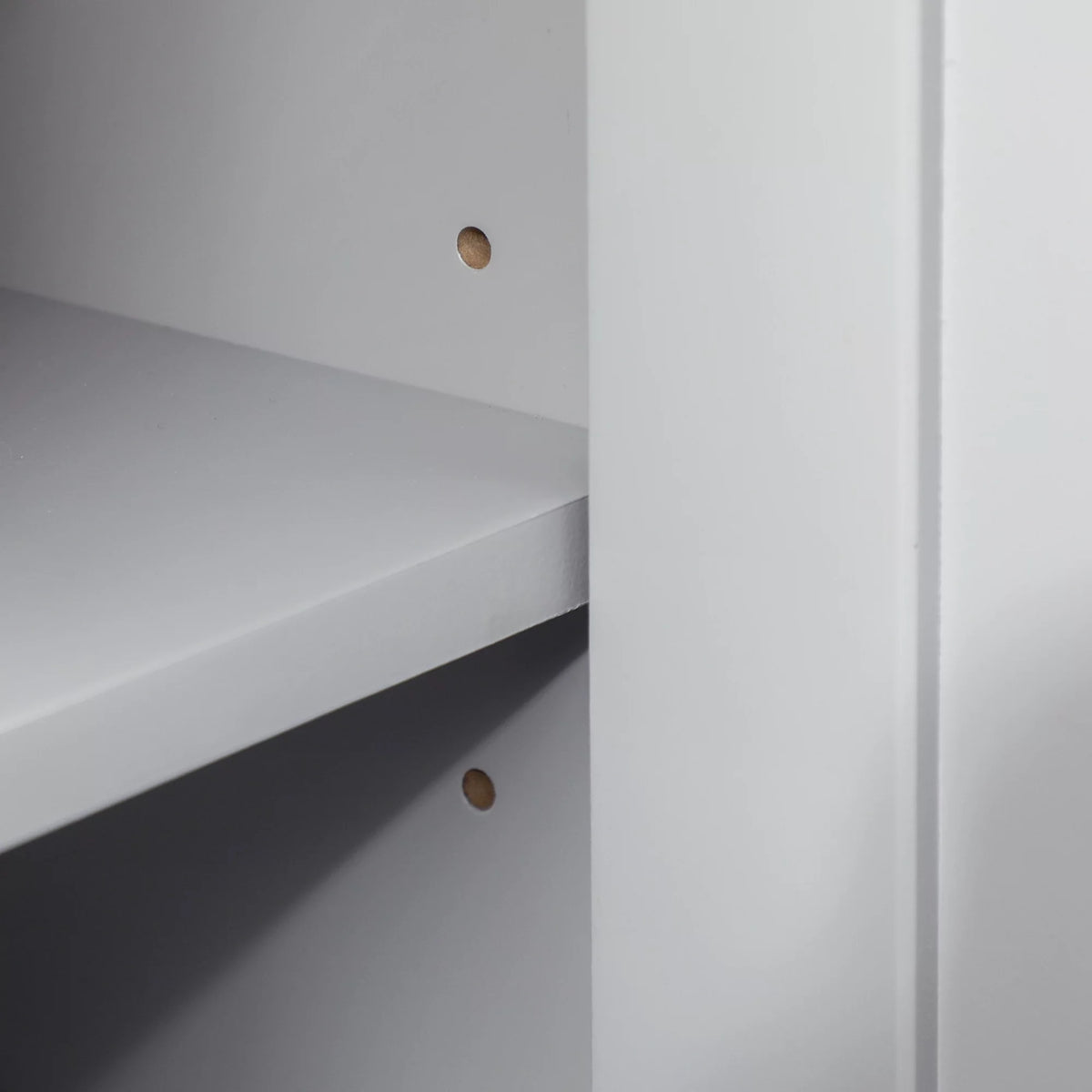 Gray Pedestal Sink Storage Cabinet with Adjustable Shelf V395226