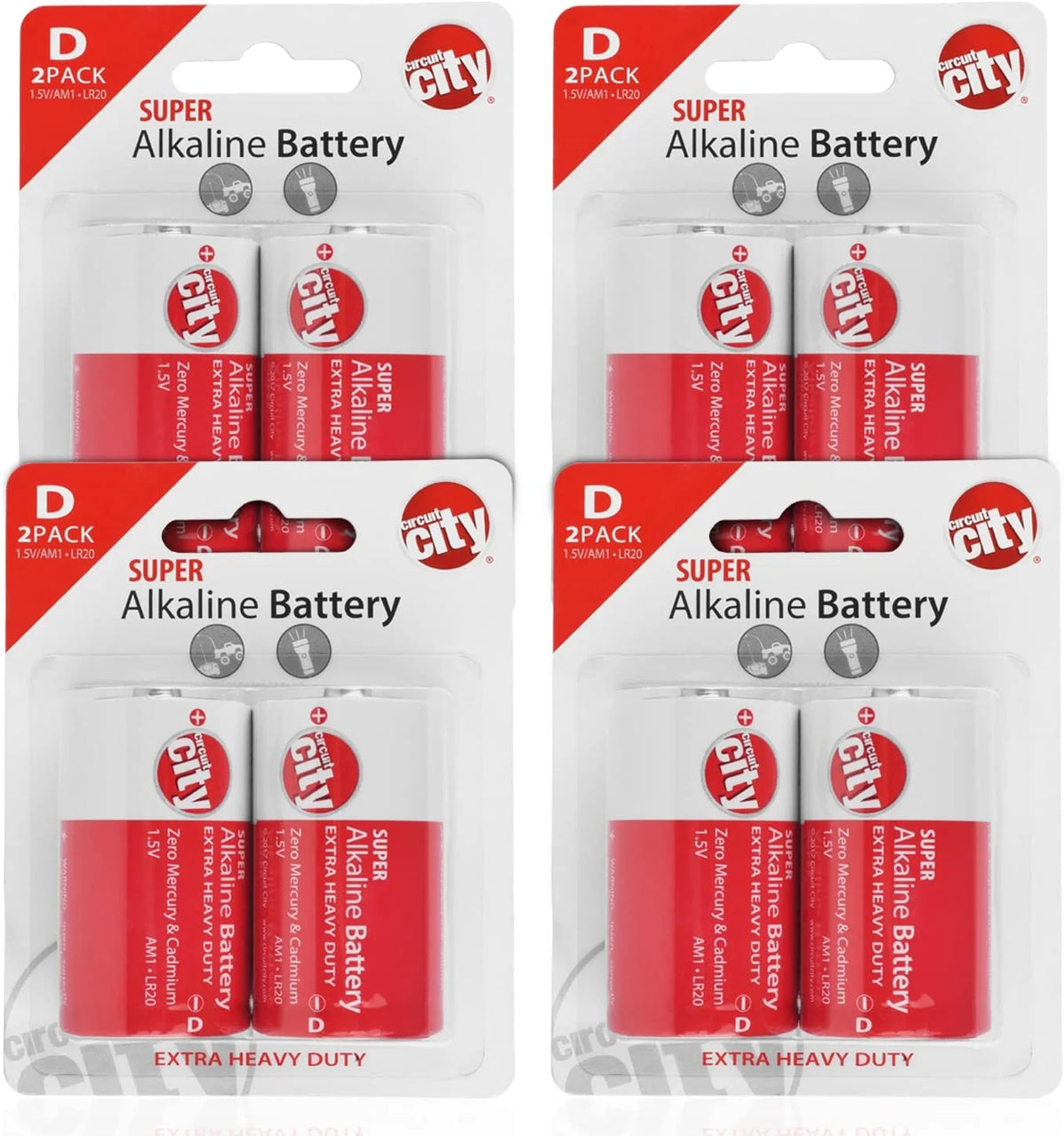 8 Pack Alkaline Batteries L30344