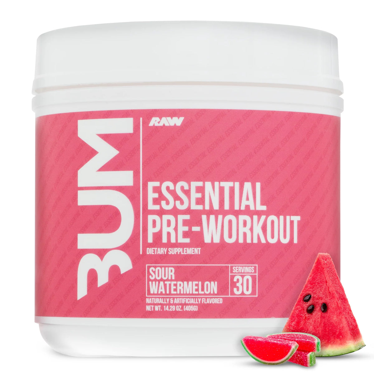 Sour Watermelon Pre Workout Powder, 30 Servings K6005