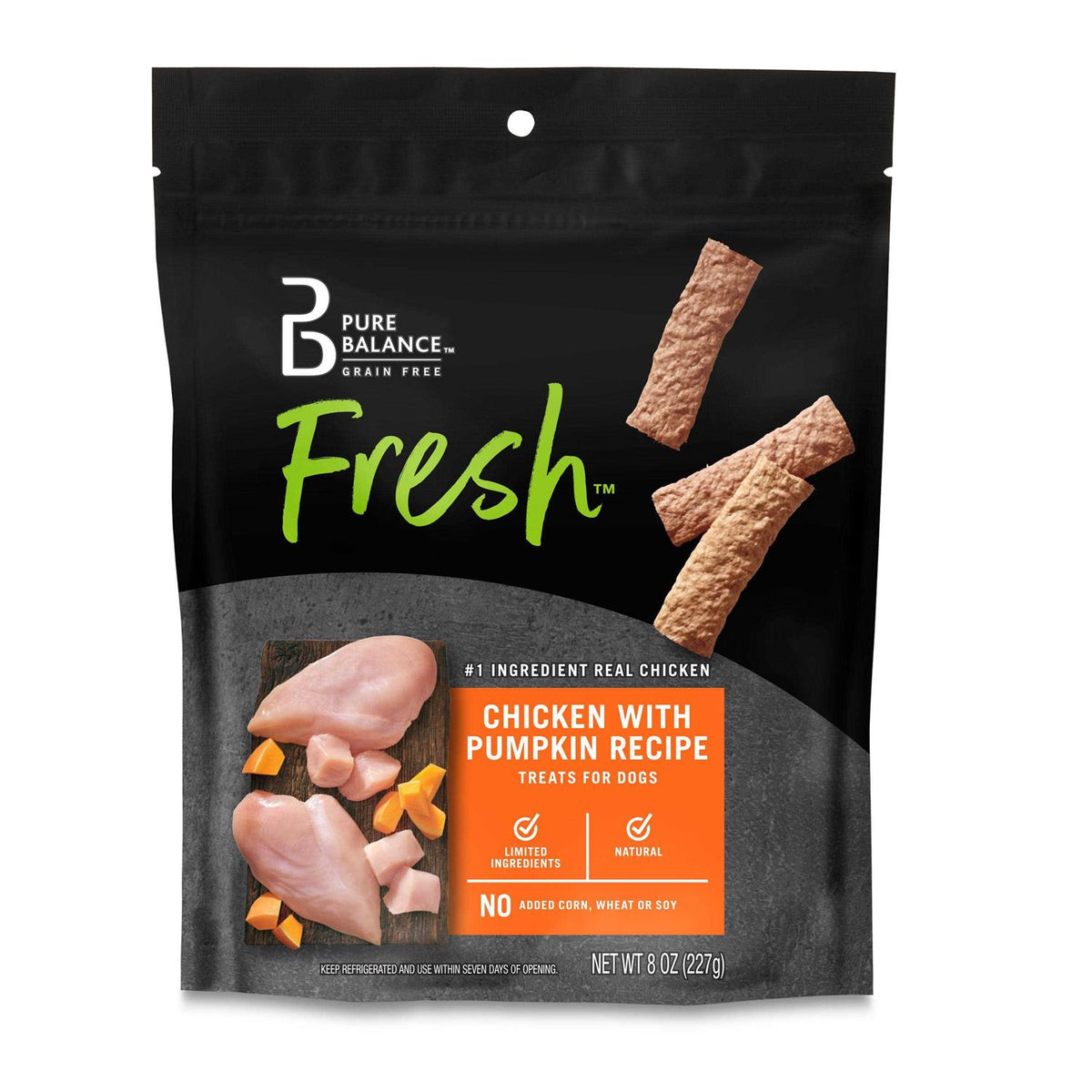 Chicken & Pumpkin Recipe Natural Chews for Dogs W97017