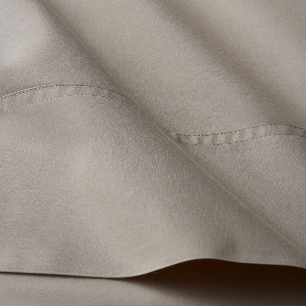 Supima Cotton Percale Flat Sheet Ivory Twin L93465
