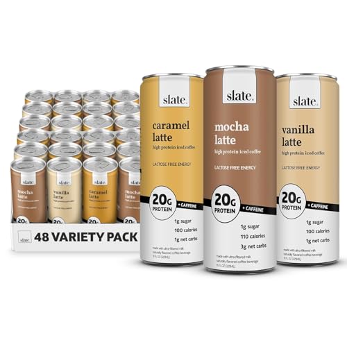 Dark Chocolate High Protein Milk Shake, Lactose Free, 11 fl oz, 12 Cans W10434