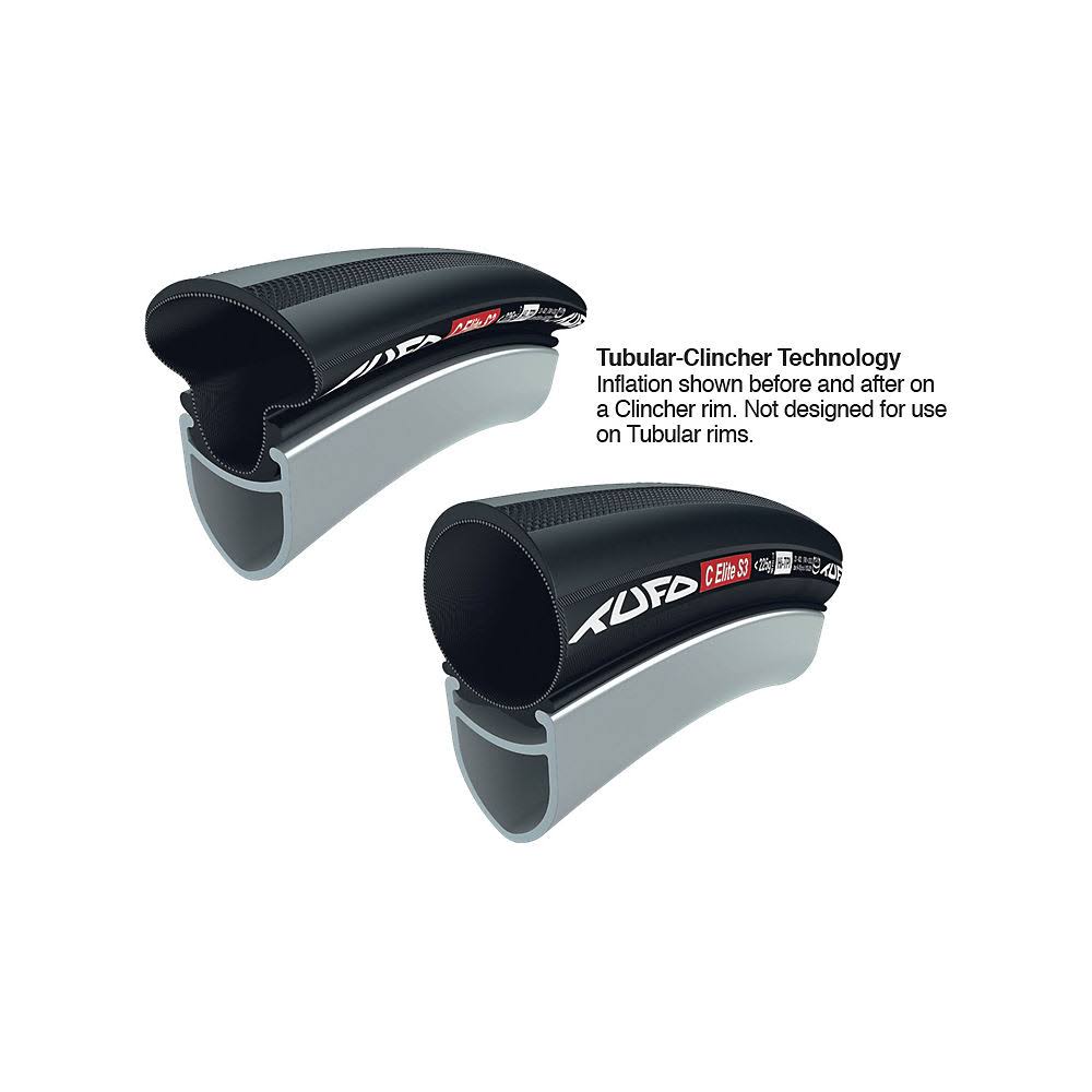 Black 25 mm Carbon Clincher F5593
