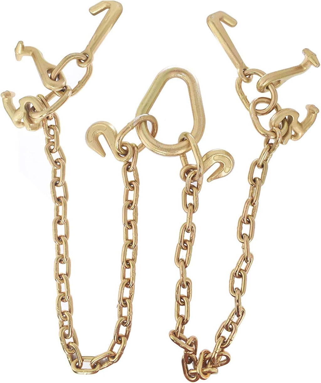 Grade 70 Tow Chain V-Bridle with Cluster Hooks H99008