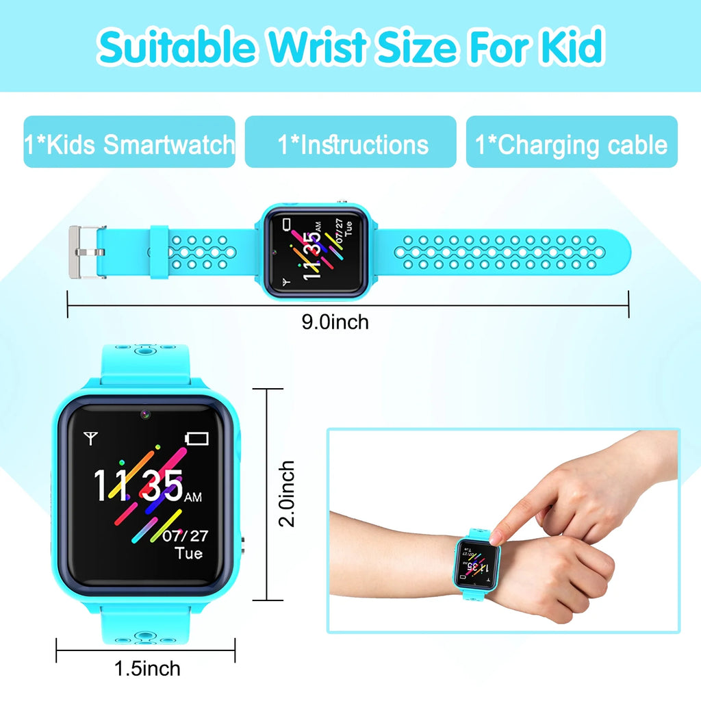 Kids Smart Watch with 2 Way Call Camera Music G6522