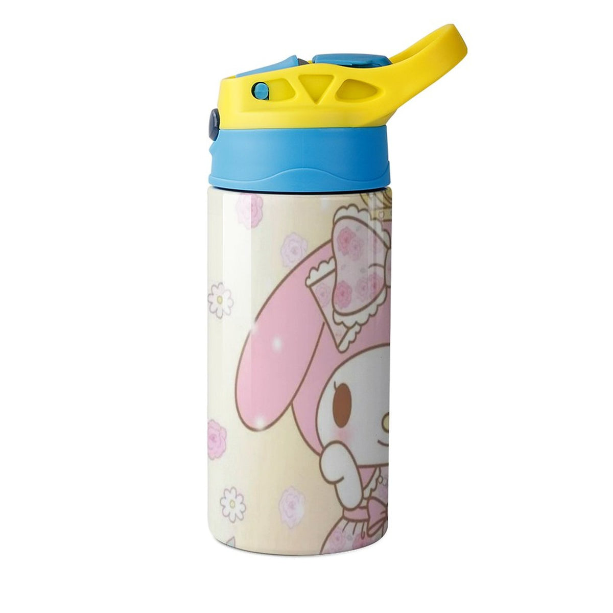 Pink Children's Vacuum Insulated Stainless Steel Water Bottle With Straw E123