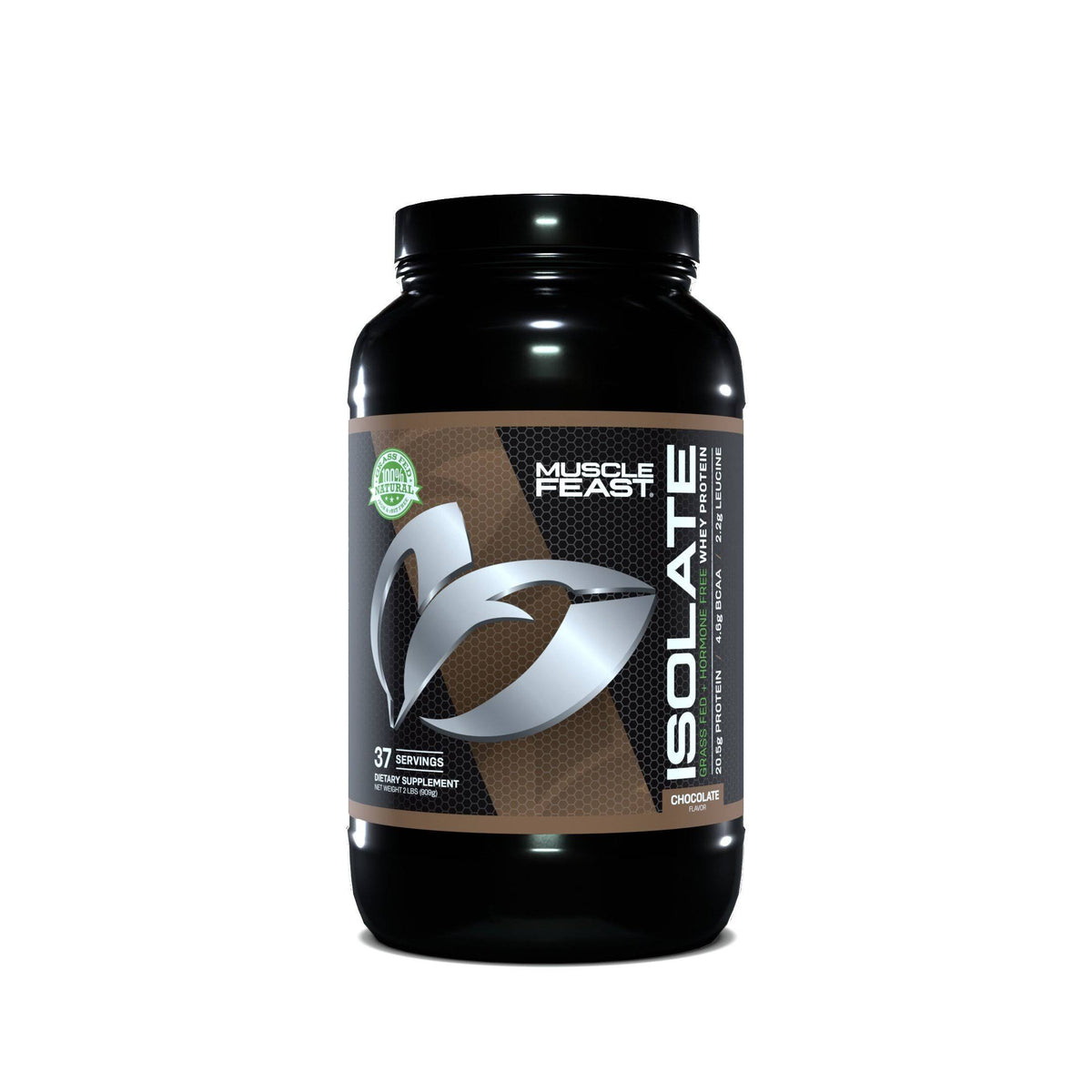 100% Pure Whey Protein Isolate Powder Cappuccino 5 lb U7887