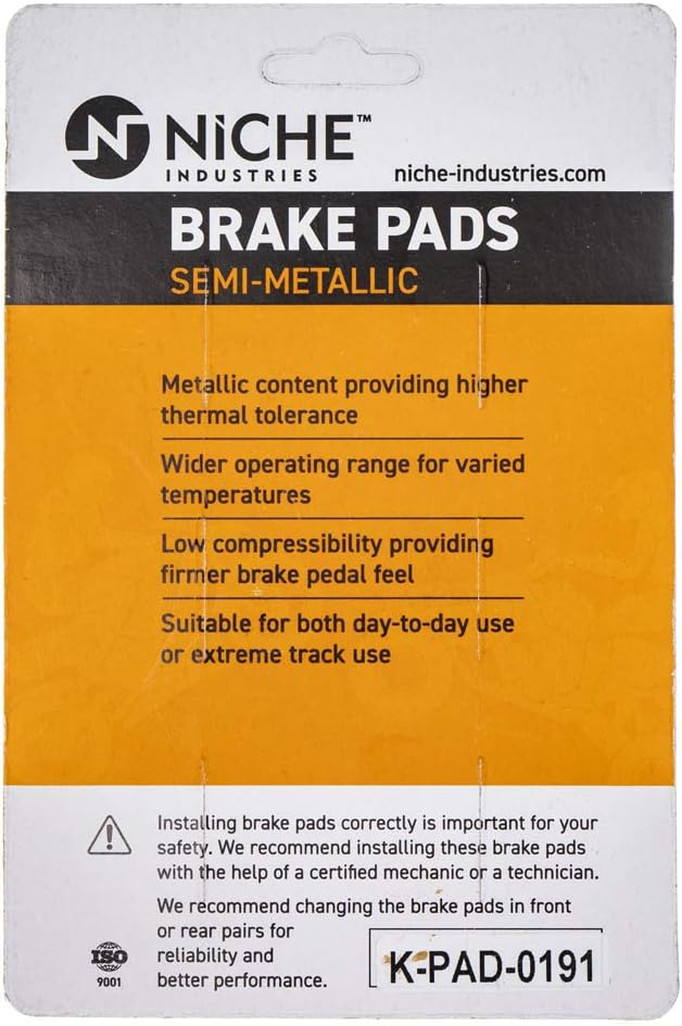 Semi-Metallic Brake Pad Set Pack of 2 L211