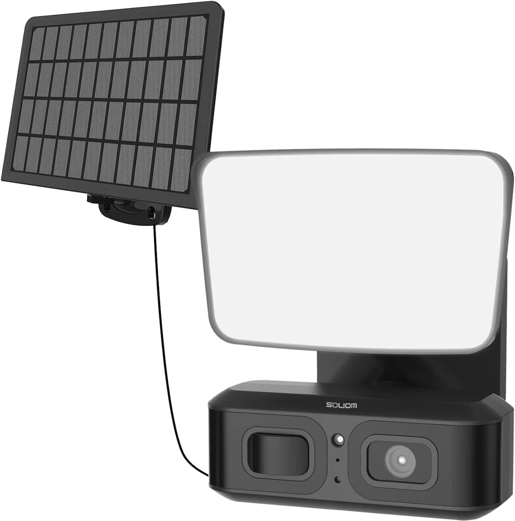 Wireless Solar Battery Powered Outdoor Security Camera with 2-Way Audio N370421