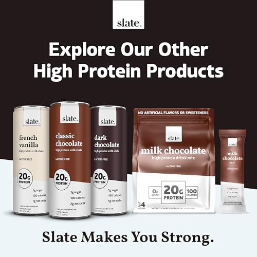 Dark Chocolate High Protein Milk Shake, Lactose Free, 11 fl oz, 12 Cans W10434