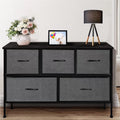 5 Drawer Fabric Dresser Storage Organizer S8042
