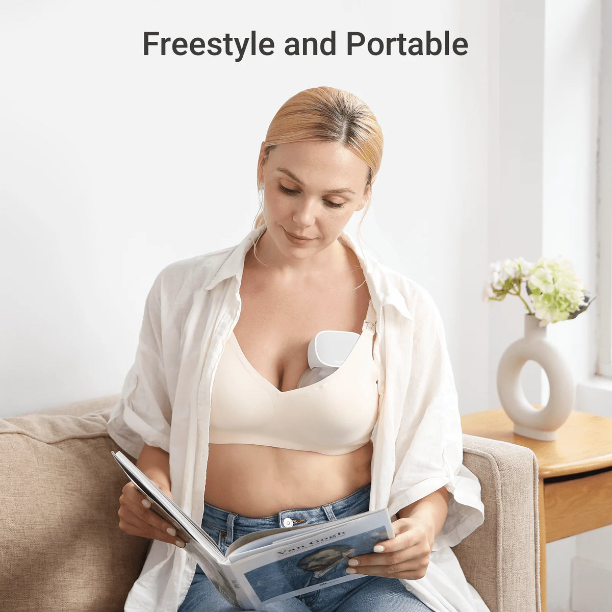 Double Wearable Electric Breast Pumps with 24mm Flange R4196