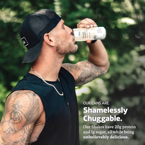 Dark Chocolate High Protein Milk Shake, Lactose Free, 11 fl oz, 12 Cans W10434