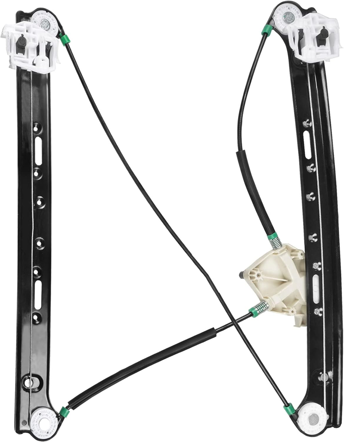Power Window Regulator without Motor Compatible with BMW X3 2004-2010 Front Passenger Side Pack of 2 J545