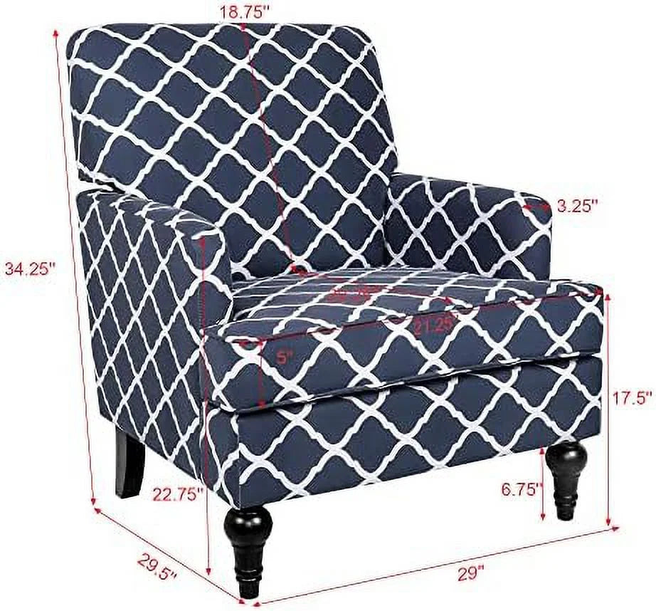 Upholstered Accent Chair with Nailhead Trim V54724