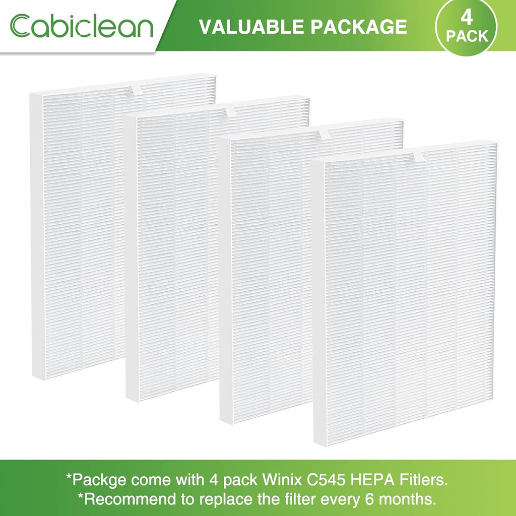 True HEPA Replacement Filter 4 Pack U965