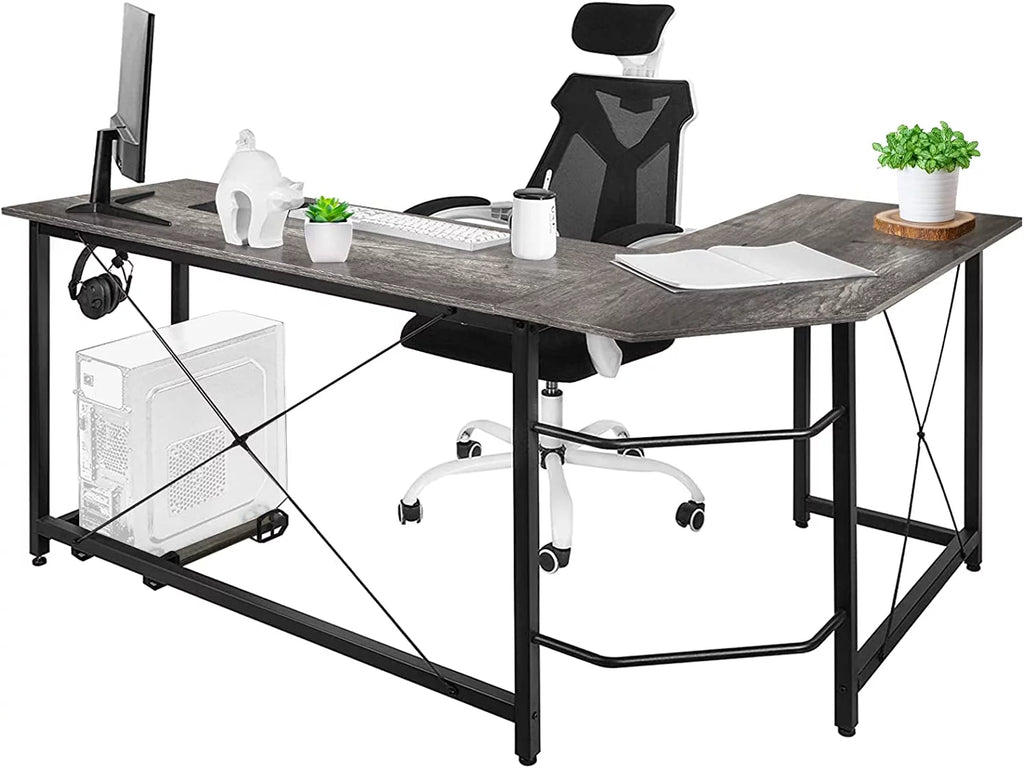 66.5'' L-Shaped Corner Computer Desk O388