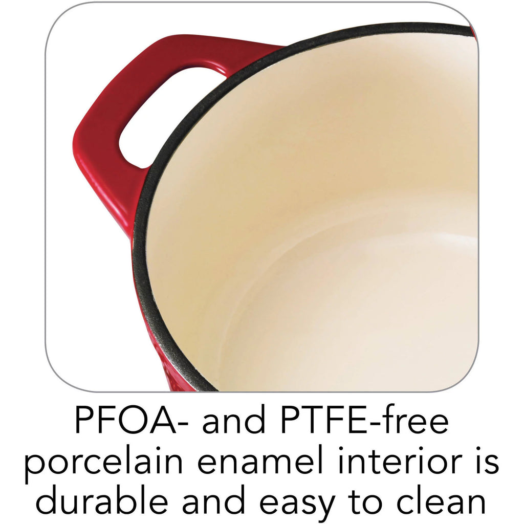 Enameled Cast Iron 5.5 Quart Round Dutch Oven G932426