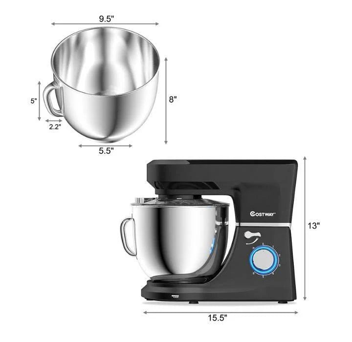 7.5 qt 6 Speed Black Stand Mixer P742