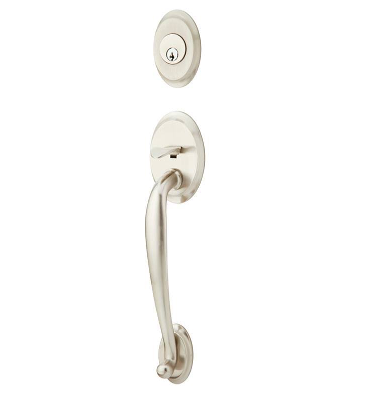 Lifetime Brass Finish Tubular Handleset G688