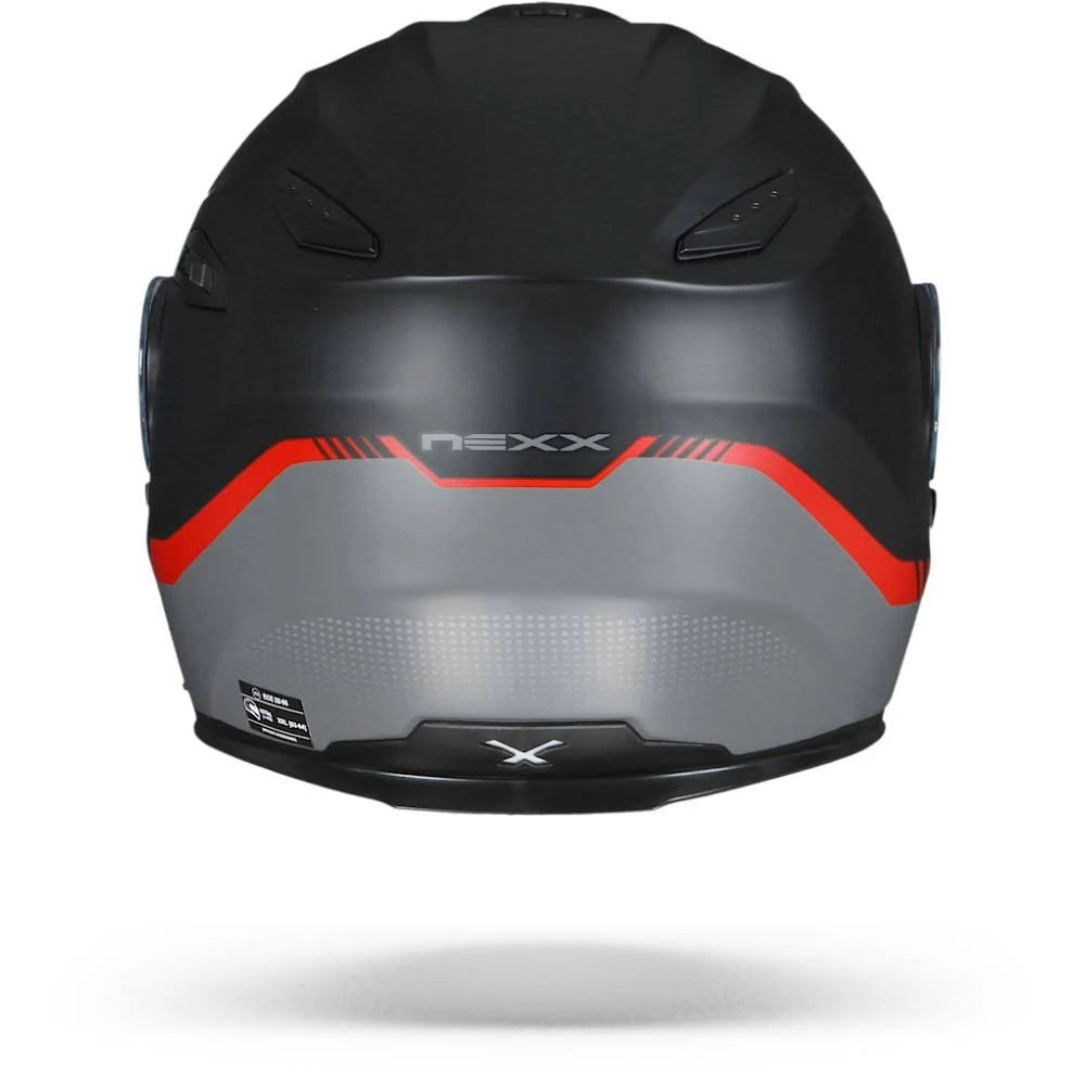 Black Red Matt Motorcycle Helmet I748