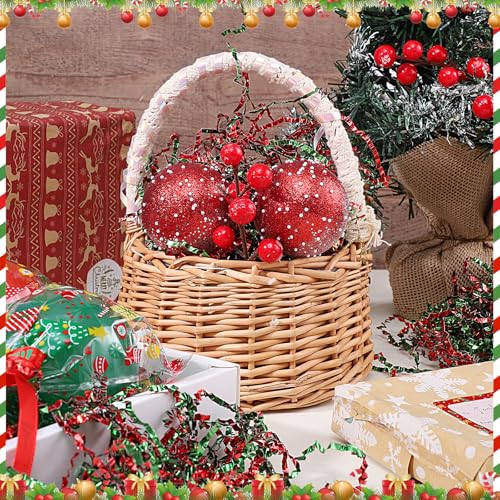 2LB Christmas Crinkle Paper Filler H912