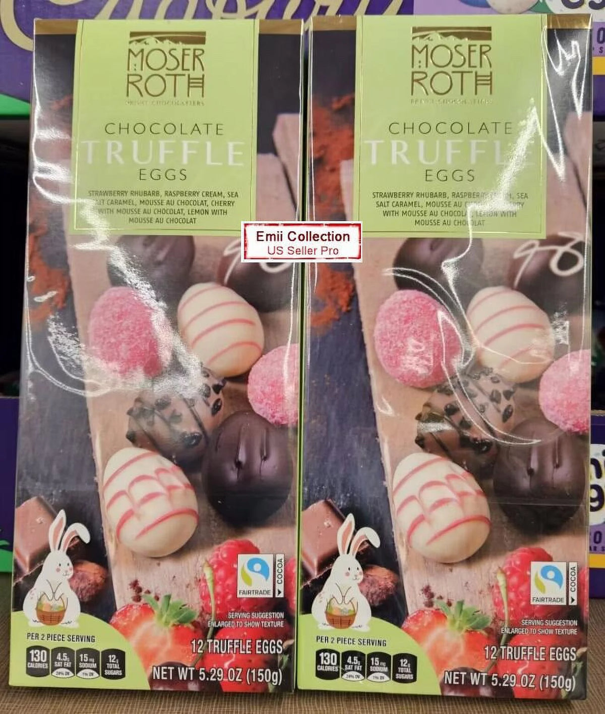 5.29oz Chocolate Truffle Eggs (2 Boxes) U86438