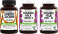 Organic Milk Thistle and Turmeric Curcumin with BioPerine Black Pepper Y577