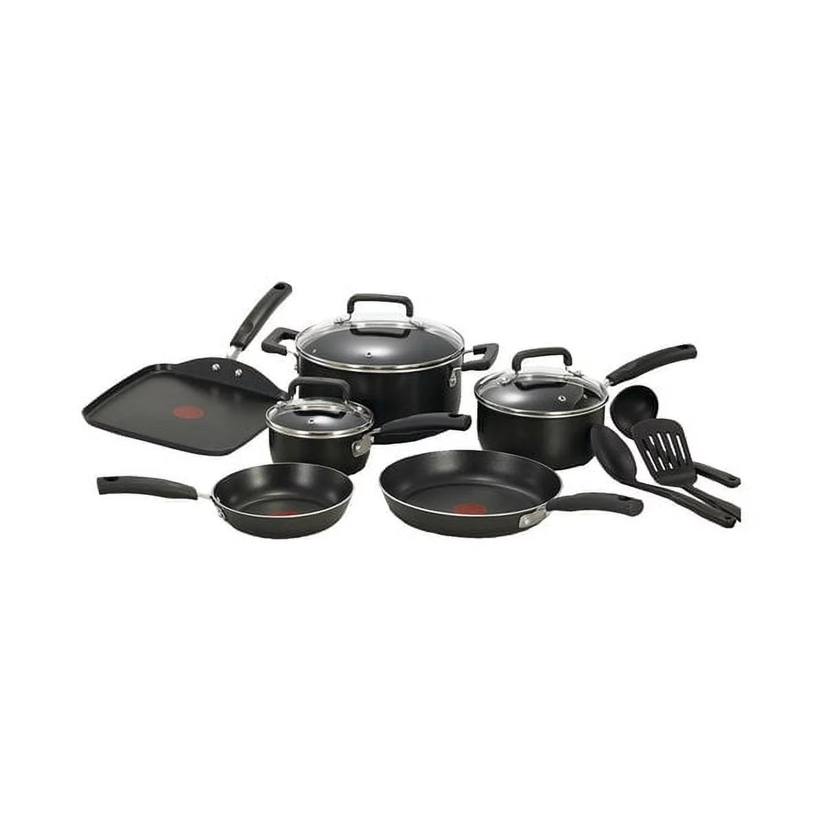 Non-Stick Aluminum 12-Piece Cookware Set E41830