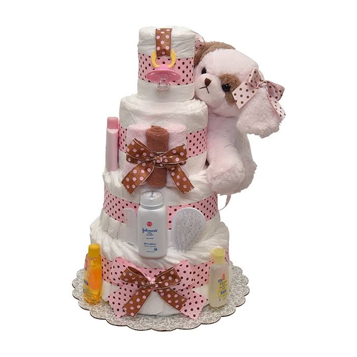 4 Tiers Diaper Cake Q64728