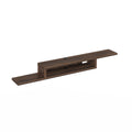 Wall Mounted Floating Media Console, 72 inch, Columbia Walnut M3343