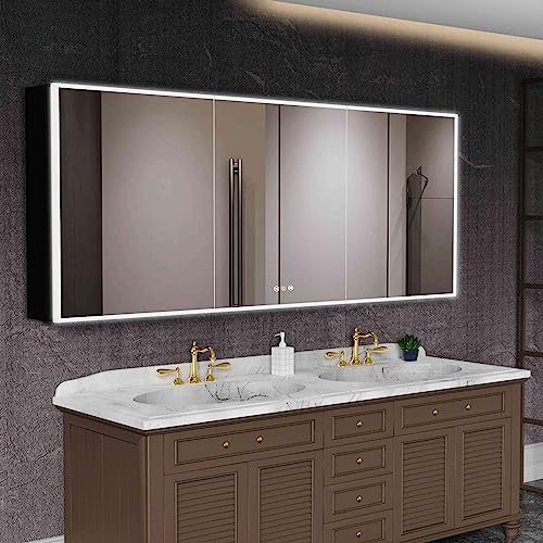 42"W x 36"H Silver Mirror Medicine Cabinet G3777