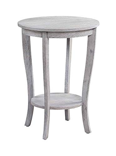 Black Round End Table N7580