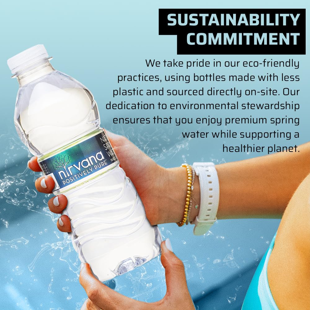 Natural Spring Water - 10 fl oz - 12 Bottles M521776