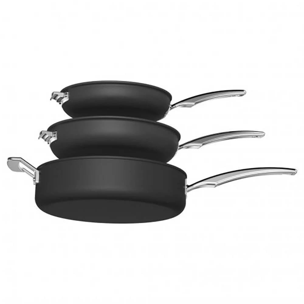 11-pc Hard Anodized Aluminum Cookware Set Z187