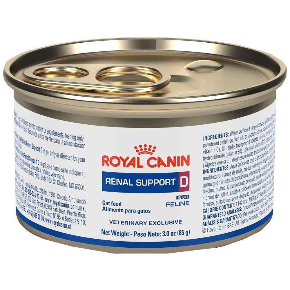 Veterinary Diet Feline Renal Support D Canned Food Q564