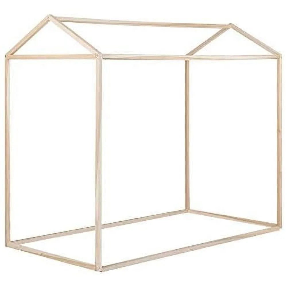 Solid Wood Canopy Platform Bed Frame I53754