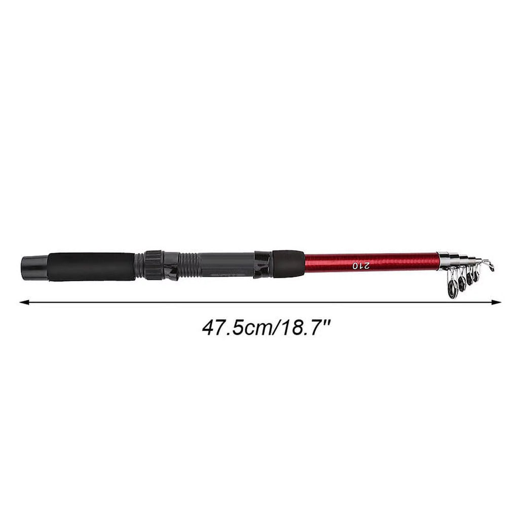 Collapsible Telescopic Carbon Fishing Rod W487906