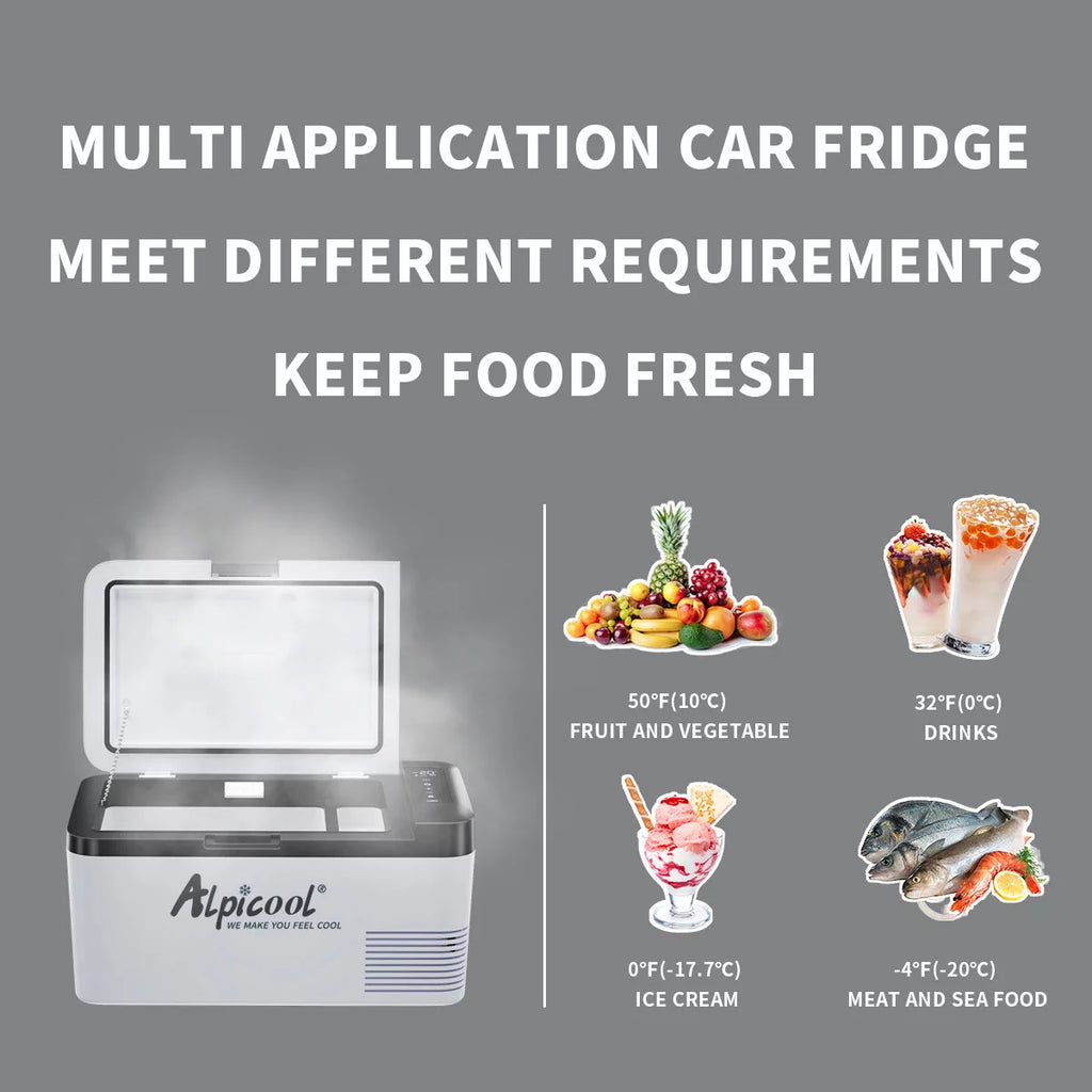 Portable Car Refrigerator Freezer 19 Quart N6469