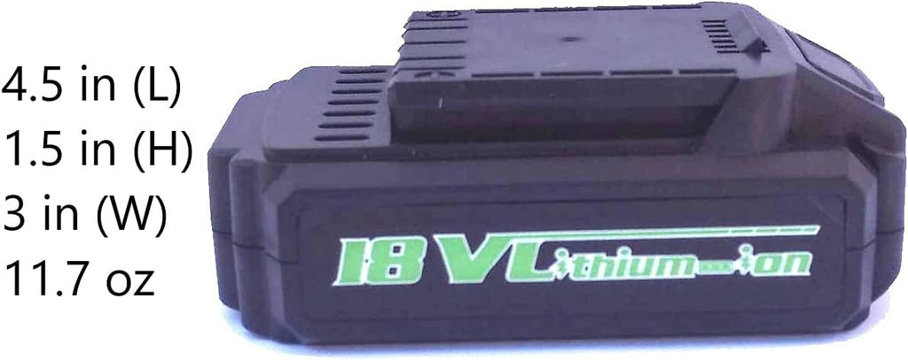 18-Volt Lithium-Ion Cordless Inflator with Gauge, Battery & Charger, 20in Air Hose (9 PC Kit) Pack of 2 Y76990
