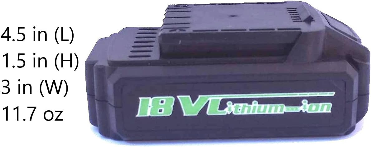 18-Volt Lithium-Ion Cordless Inflator with Gauge, Battery & Charger, 20in Air Hose (9 PC Kit) Pack of 2 Y76990