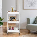 White Kitchen Cart M5386