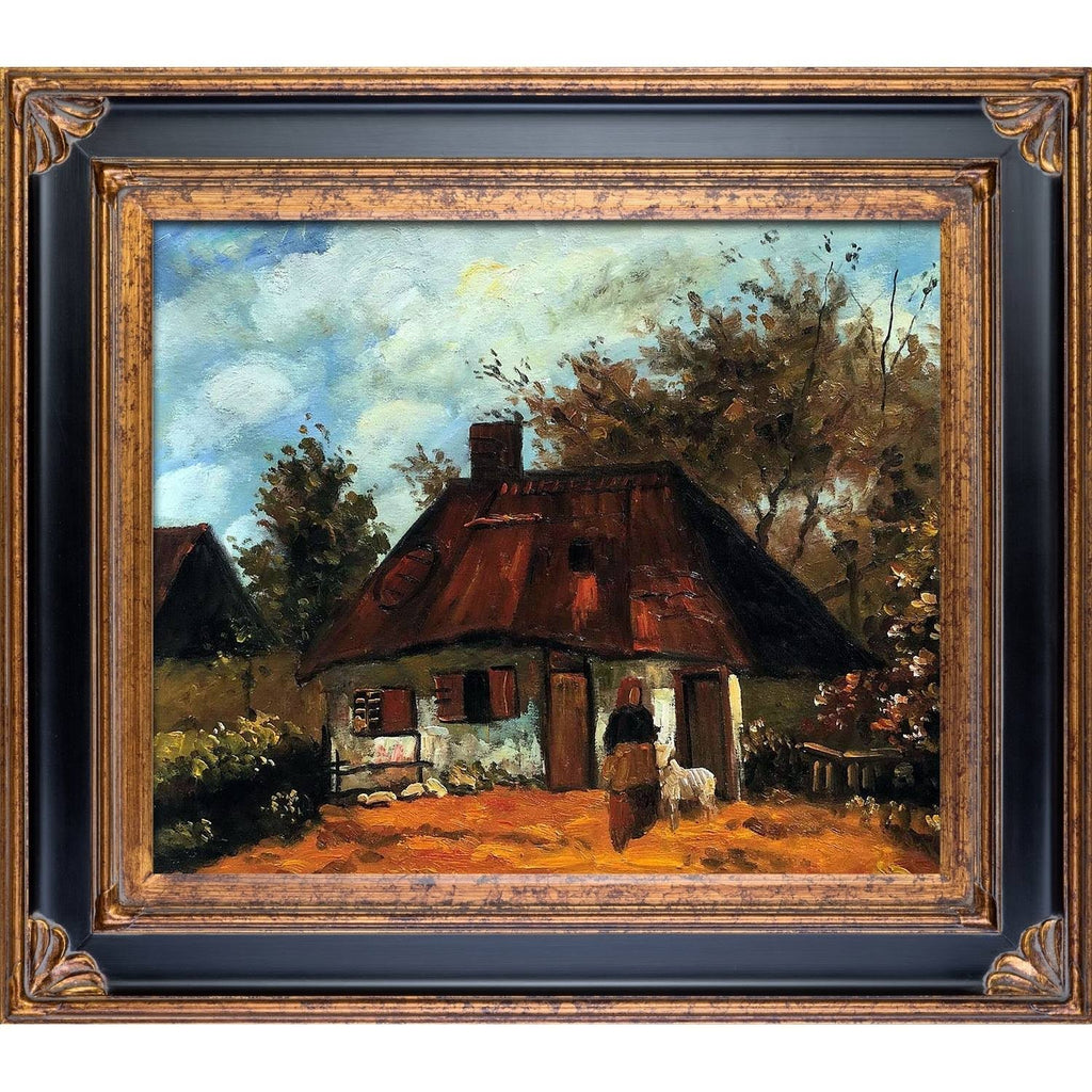 Framed Oil Painting on Canvas W735306