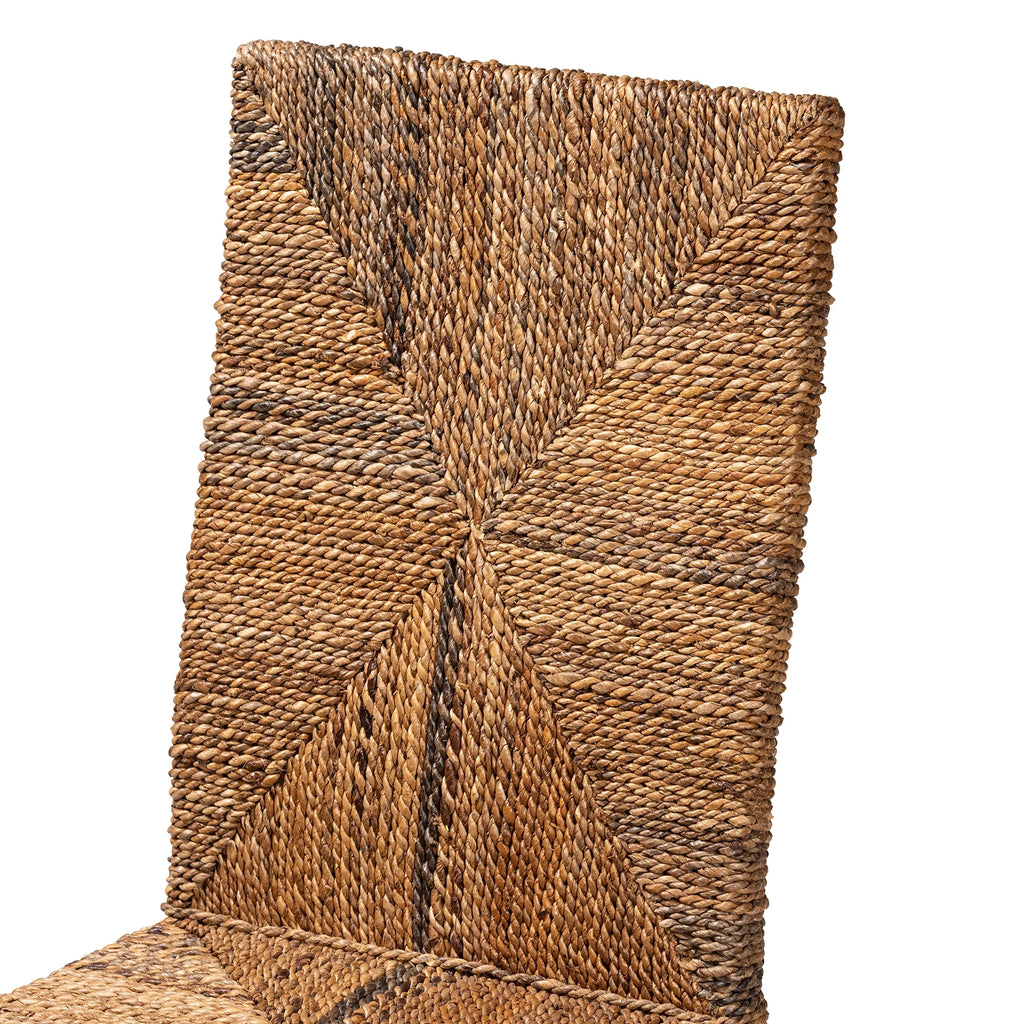 Dark Brown Mahogany Wood Dining Chair K816067