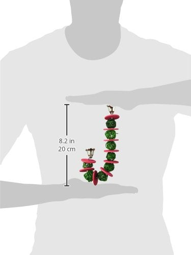 Vine Ball Candy Cane Bird Toy O722807