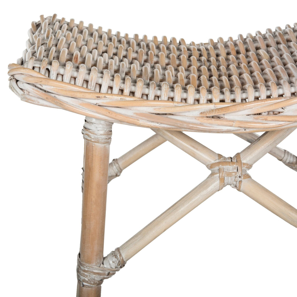 Natural Washed Wicker Bar Stool W919